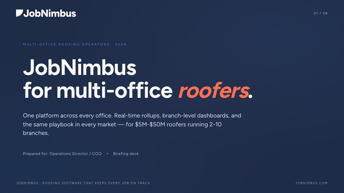 Sales deck
